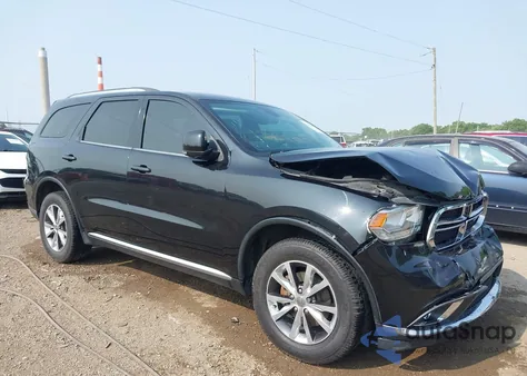 2016 Dodge Durango Limited из США, поврежденный, VIN 1C4RDJDGXGC446769